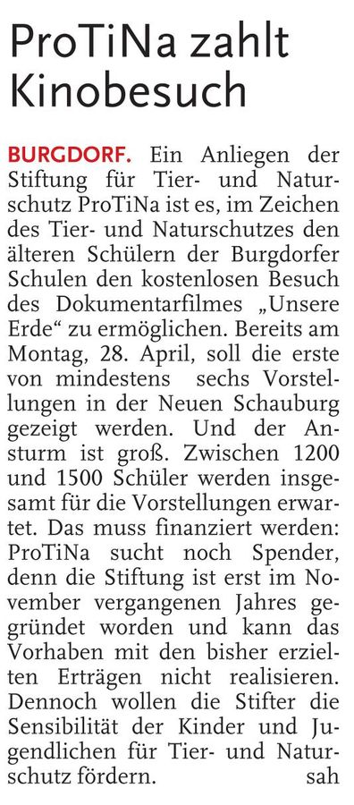 Kinoanzeiger · 20.04.2008